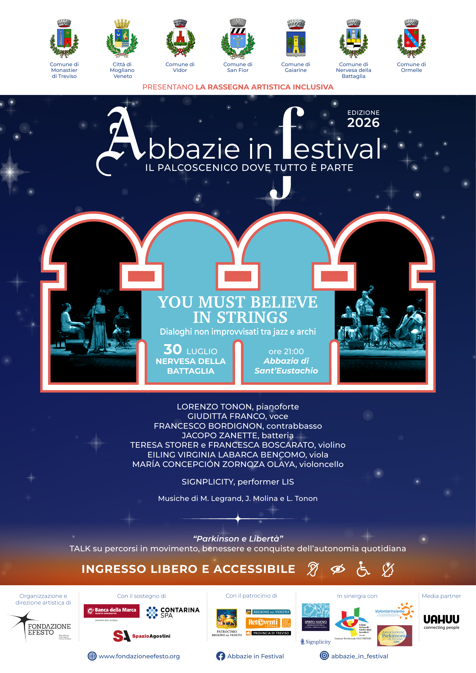 Locandina You Must Believe In Strings - Nervesa della Battaglia