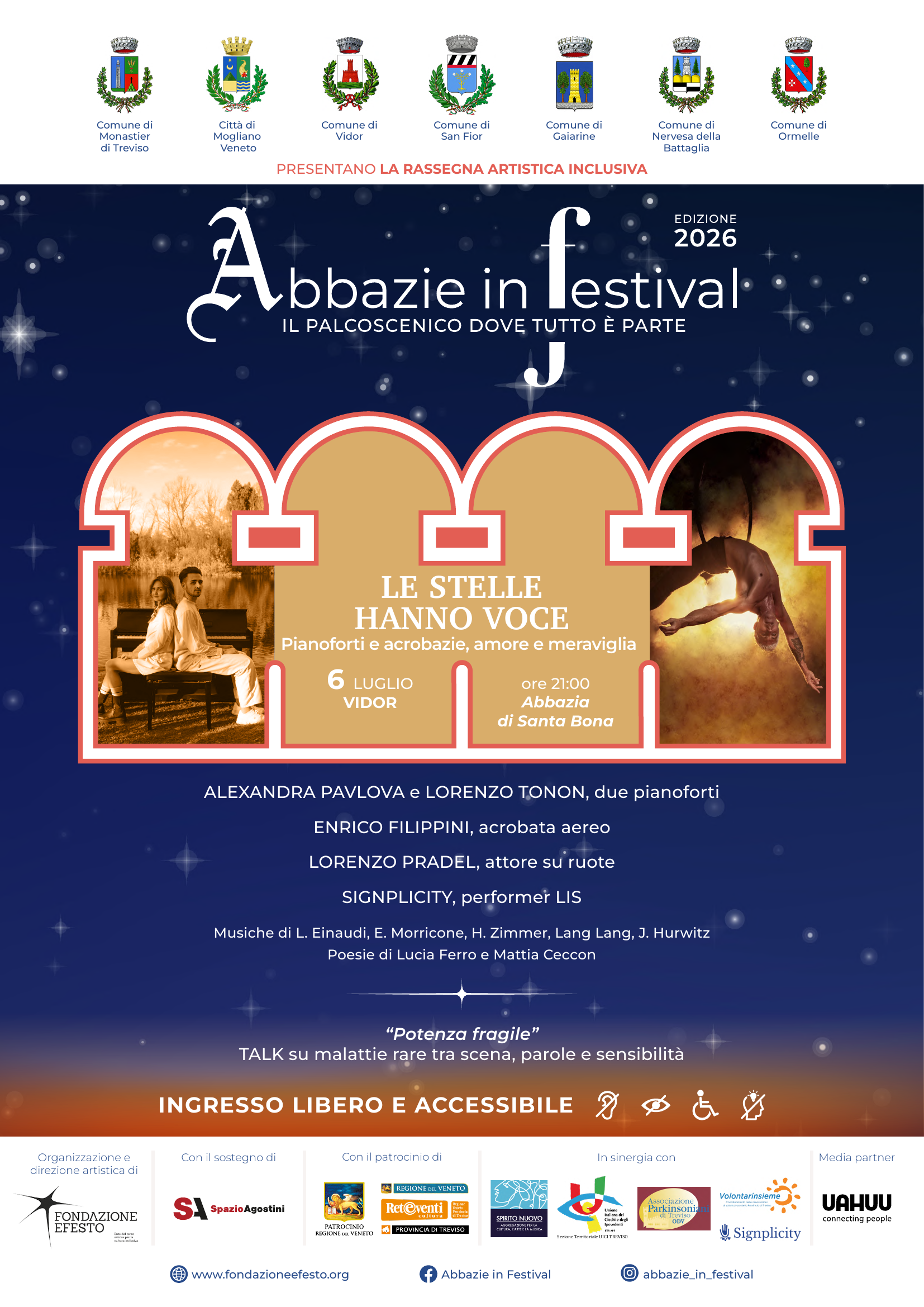 Locandina Le Stelle Hanno Voce - Vidor
